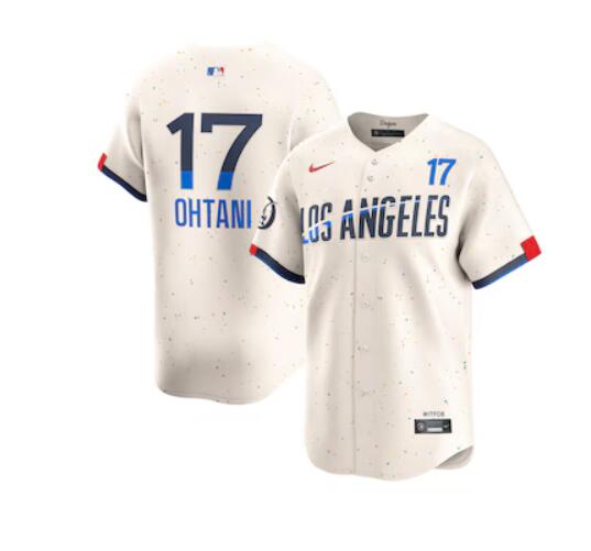 Men Los Angeles Dodgers #17 Ohtani Cream Fashion Nike Game MLB Jersey->indianapolis colts->NFL Jersey